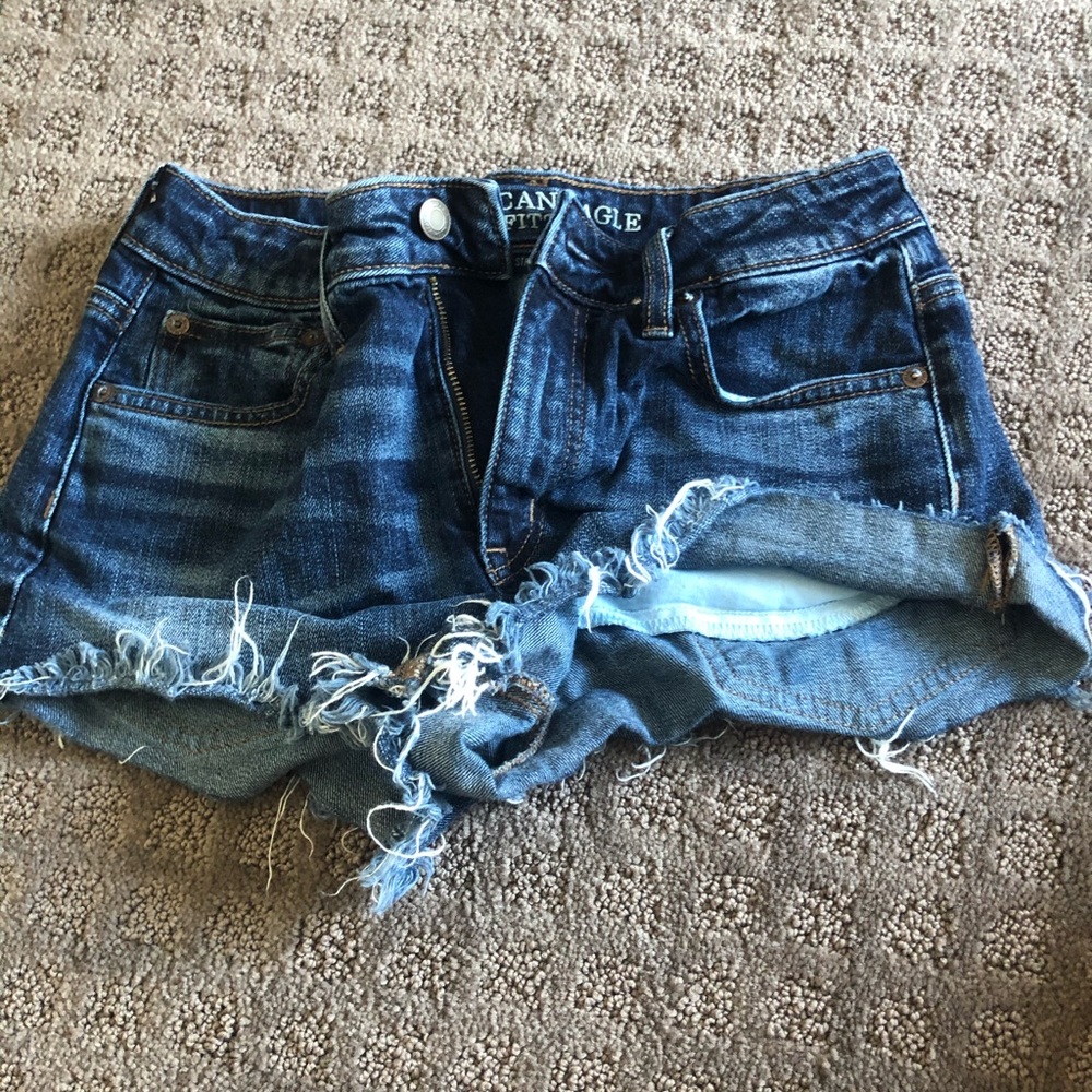 american eagle super stretch shorts